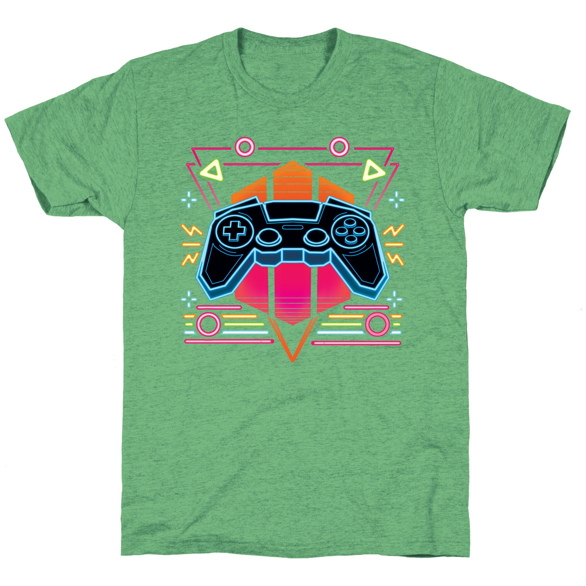 Synthwave Gamer Unisex Triblend Tee